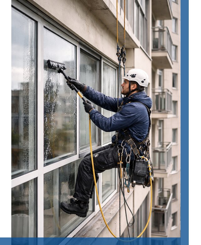 Мойка балконного остекления в Сердобске от 3539 р. | ВЫСОТНИК-Срд