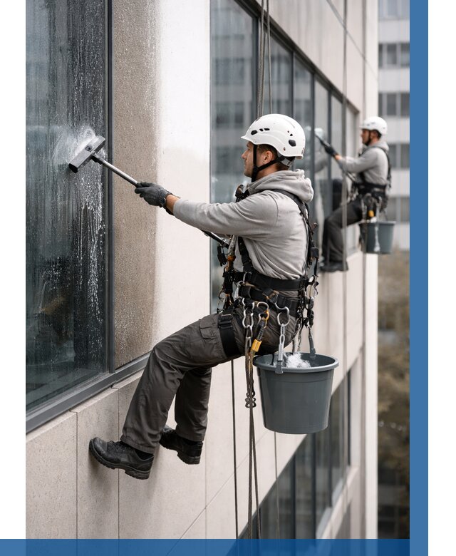 Мойка фасадов зданий в Сердобске под ключ от 354 р. | ВЫСОТНИК-Срд