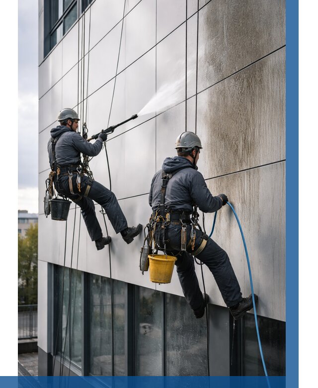 Мойка фасада из композита в Сердобске по цене от 303 р. | ВЫСОТНИК-Срд