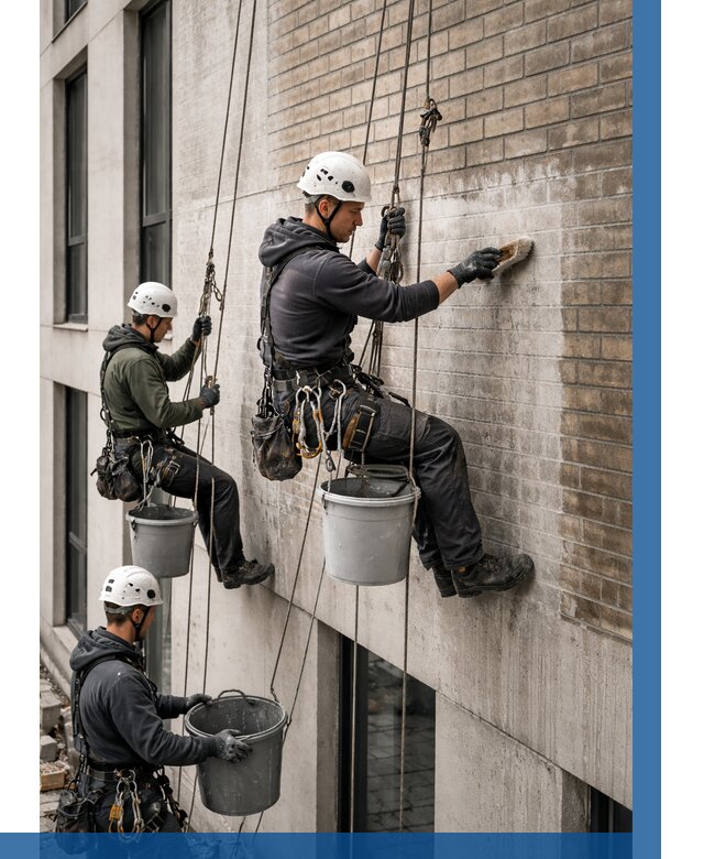 Удаление высолов с фасада в Сердобске от 253 р. | ВЫСОТНИК-Срд