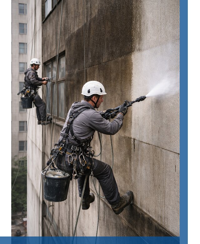 Очистка фасада от копоти в Сердобске от 253 р. | ВЫСОТНИК-Срд