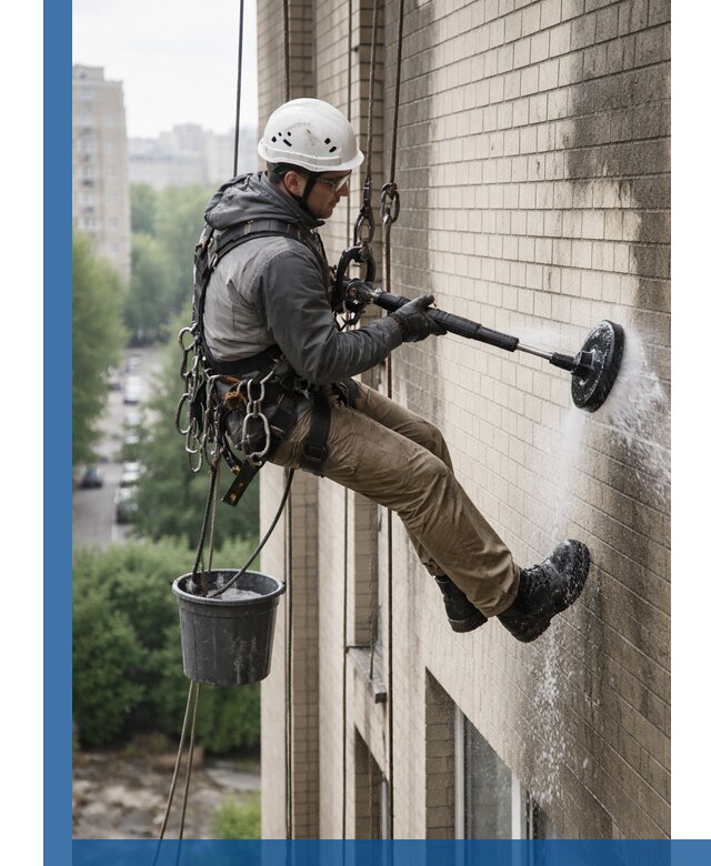 Очистка фасада от копоти в Сердобске профессионально и безопасно