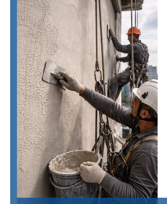 Декоративная штукатурка фасада с утеплением и защитой в Сердобске