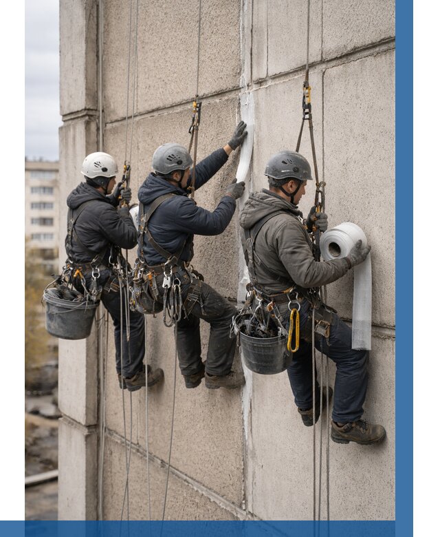 Ремонт межпанельных швов в Сердобске от 758 р. | ВЫСОТНИК-Срд