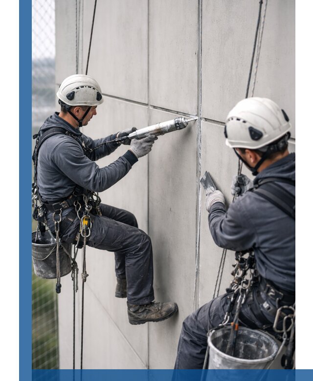 Первичная герметизация швов фасадов и кровель в Сердобске