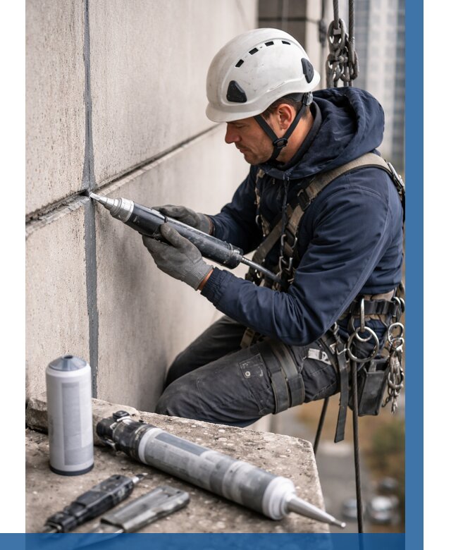 Вторичная герметизация швов в Сердобске от 455 р. | ВЫСОТНИК-Срд