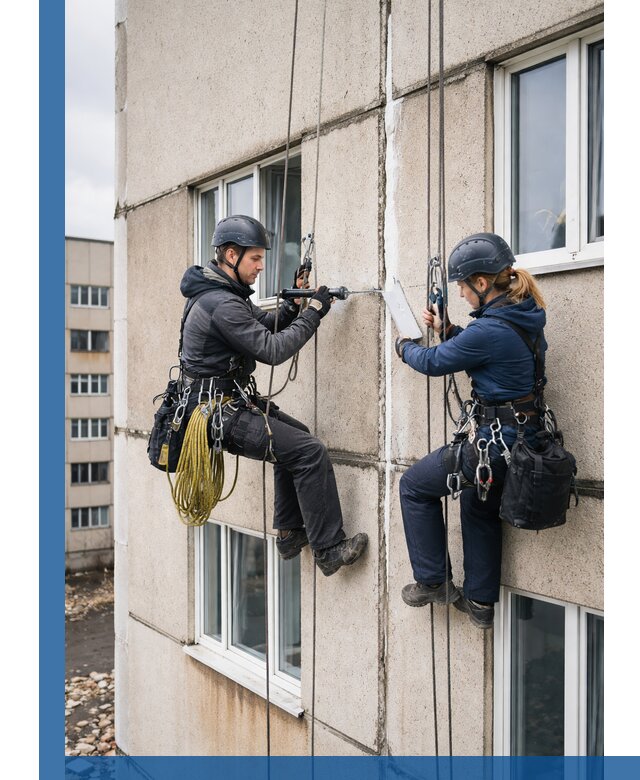 Герметизация межпанельных швов тёплым швом в Сердобске