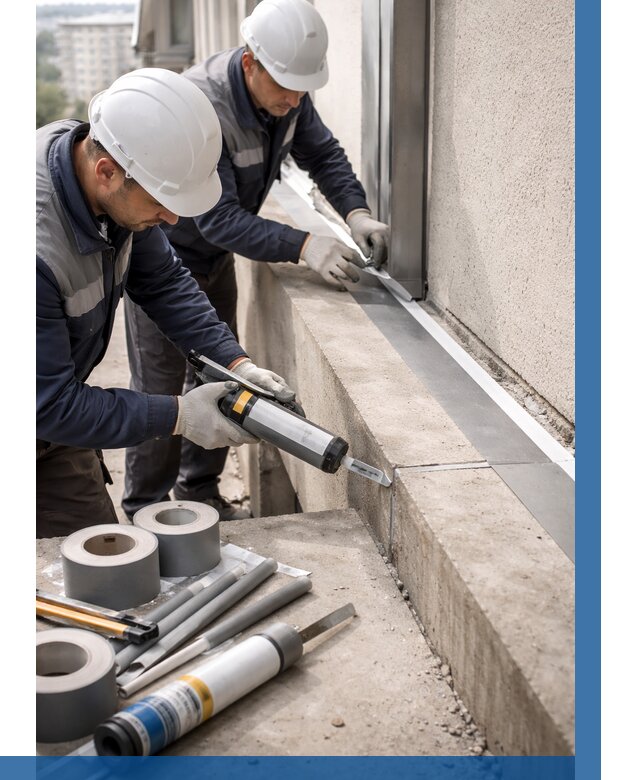 Герметизация примыкания балкона в Сердобске от 4550 р. | ВЫСОТНИК-Срд