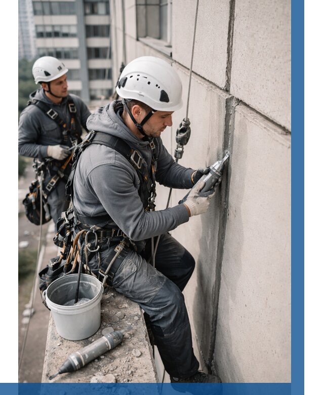 Ремонт деформационных швов здания в Сердобске от 1011 р. | ВЫСОТНИК-Срд