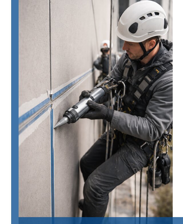 Герметизация стыков фасадных панелей в Сердобске качественно и быстро