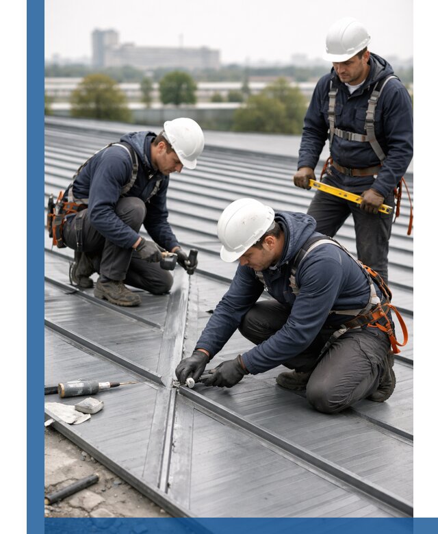 Ремонт фальцевой кровли в Сердобске срочно и качественно