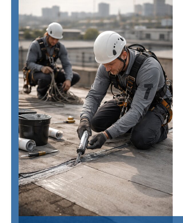 Аварийное и капитальное устранение протечек кровли в Сердобске