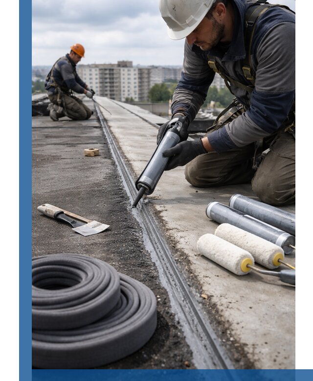 Герметизация швов кровли в Сердобске с гарантией герметичности