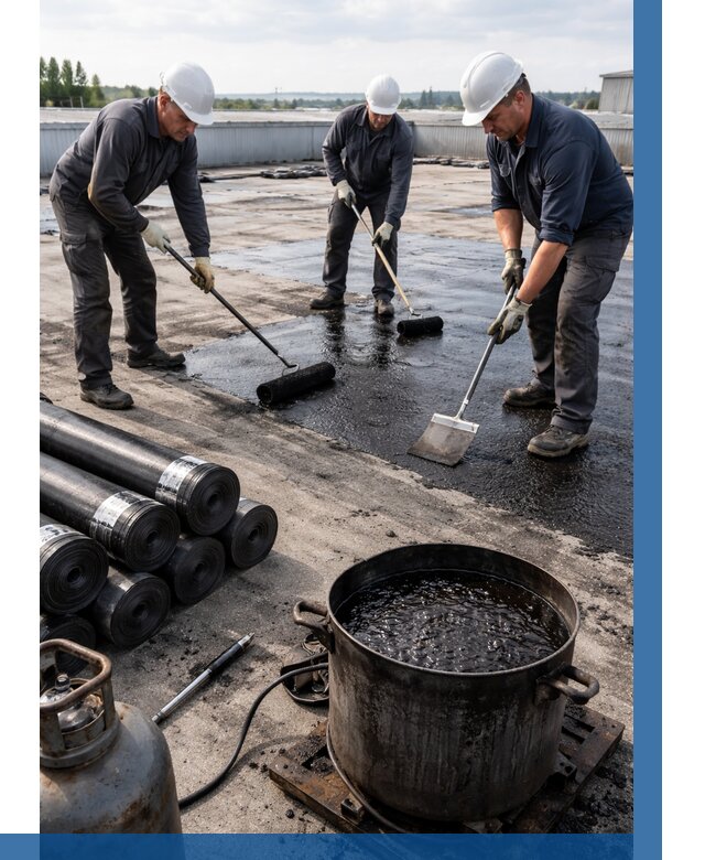 Гидроизоляция кровли мастикой в Сердобске от 607 р. | ВЫСОТНИК-Срд