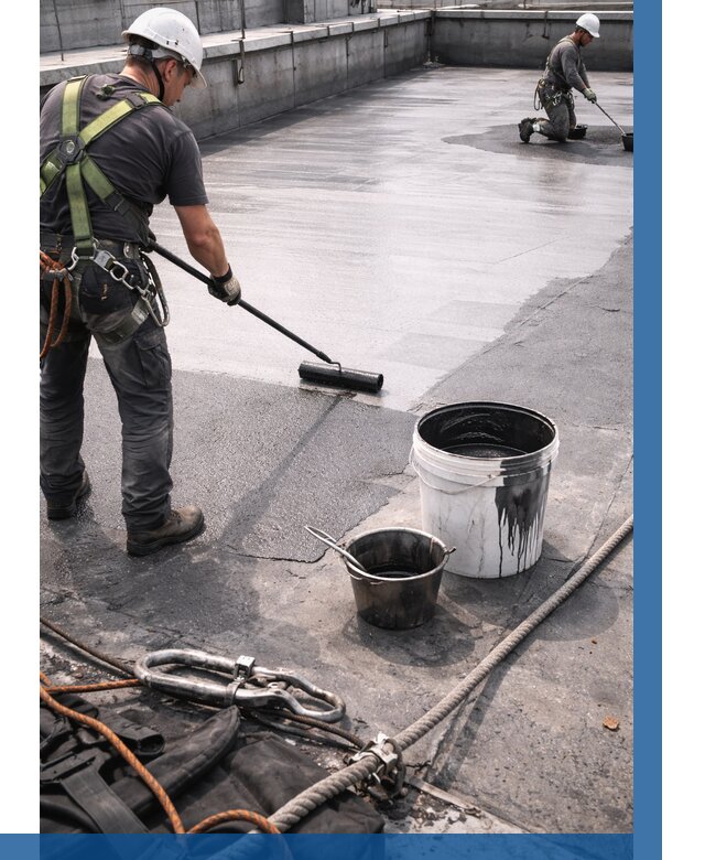 Гидроизоляция кровли жидкой резиной в Сердобске от 506 р. | ВЫСОТНИК-Срд