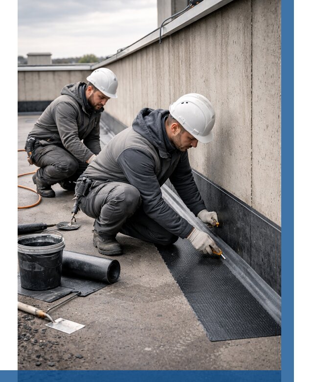 Гидроизоляция примыканий на кровле в Сердобске от 910 р. | ВЫСОТНИК-Срд