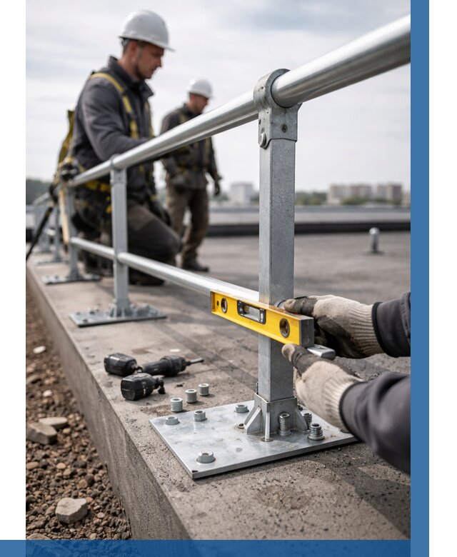 Монтаж кровельного ограждения в Сердобске от 1213 р. | ВЫСОТНИК-Срд