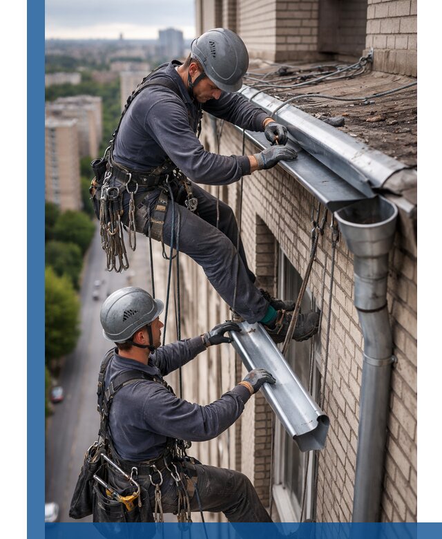 Ремонт водосточных желобов в Сердобске, быстро и качественно