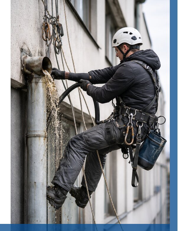 Прочистка водосточных труб в Сердобске от 3539 р. | ВЫСОТНИК-Срд