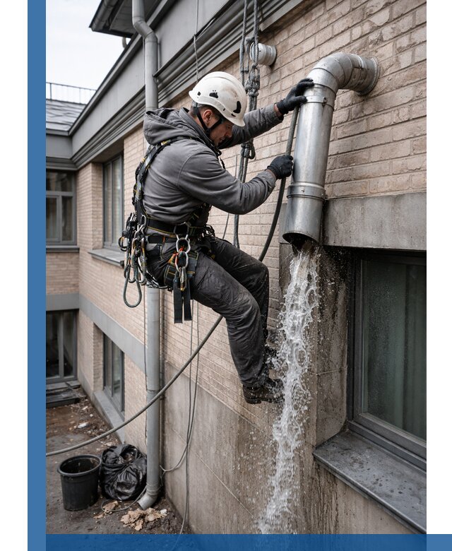 Профессиональная прочистка водосточных труб в Сердобске с гарантией