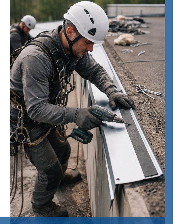 Монтаж капельника на кровле в Сердобске от 303 р. | ВЫСОТНИК-Срд