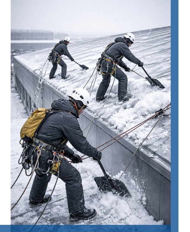 Очистка навесов от снега в Сердобске от 4550 р. | ВЫСОТНИК-Срд