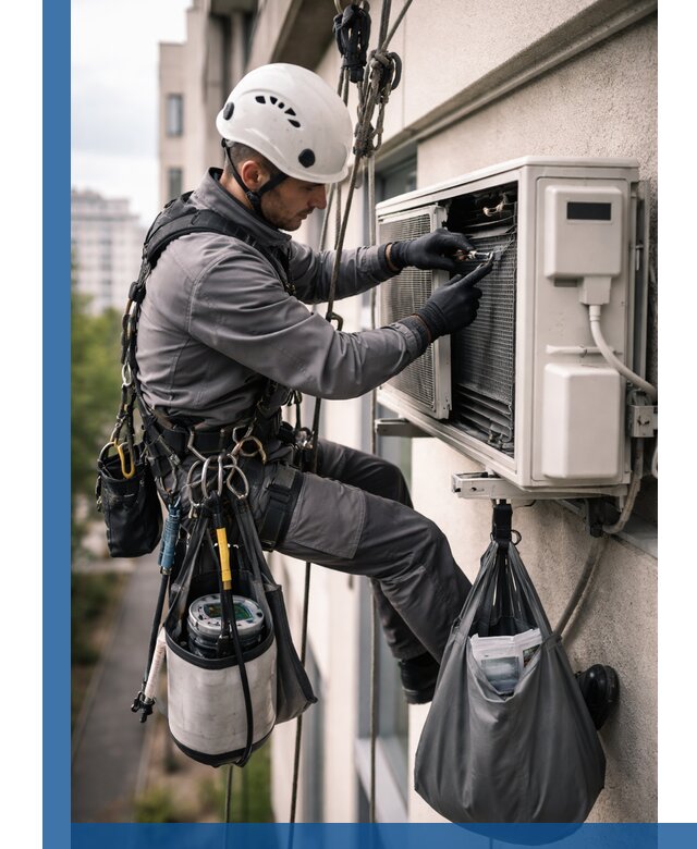 Обслуживание внешнего блока кондиционера в Сердобске профессионально