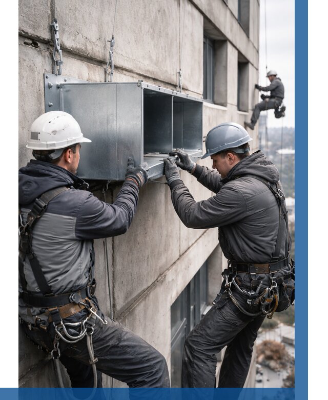 Монтаж вентиляционных коробов в Сердобске от 3033 р. | ВЫСОТНИК-Срд