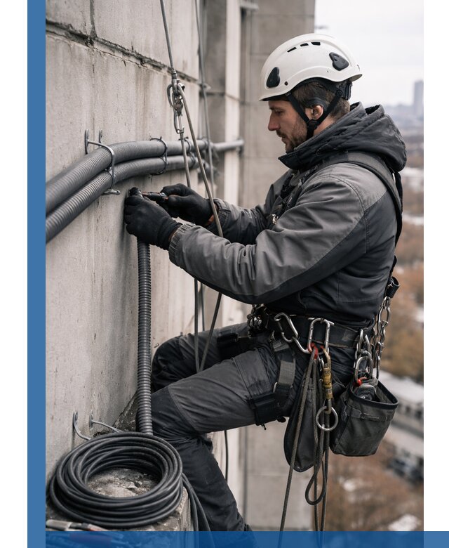 Профессиональный монтаж гофры для кабеля в Сердобске с гарантией