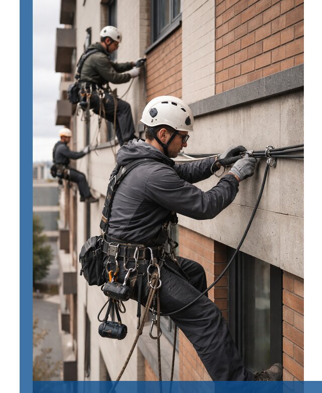 Крепление кабеля на фасаде монтаж и крепеж в Сердобске