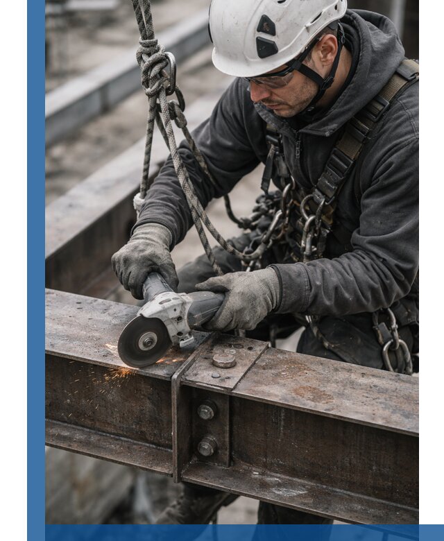 Резка металла на высоте в Сердобске для зданий и конструкций