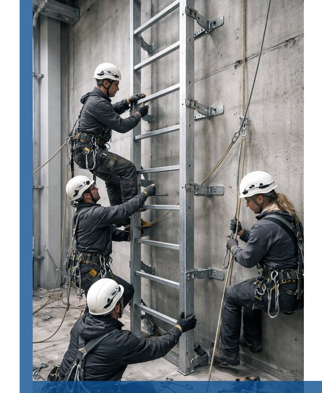 Монтаж металлических лестниц в Сердобске под ключ со гарантией
