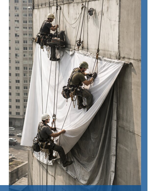 Замена баннерного полотна в Сердобске от 6572 р. | ВЫСОТНИК-Срд—заказать