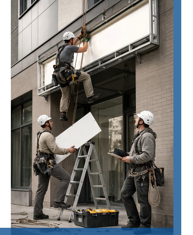 Монтаж светового короба в Сердобске от 6572 р. | ВЫСОТНИК-Срд