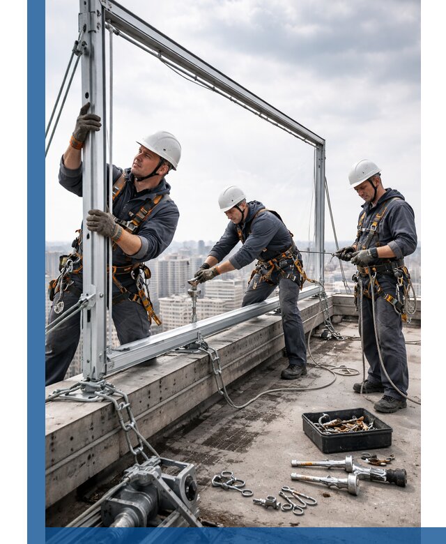 Монтаж крышных рекламных конструкций под ключ в Сердобске