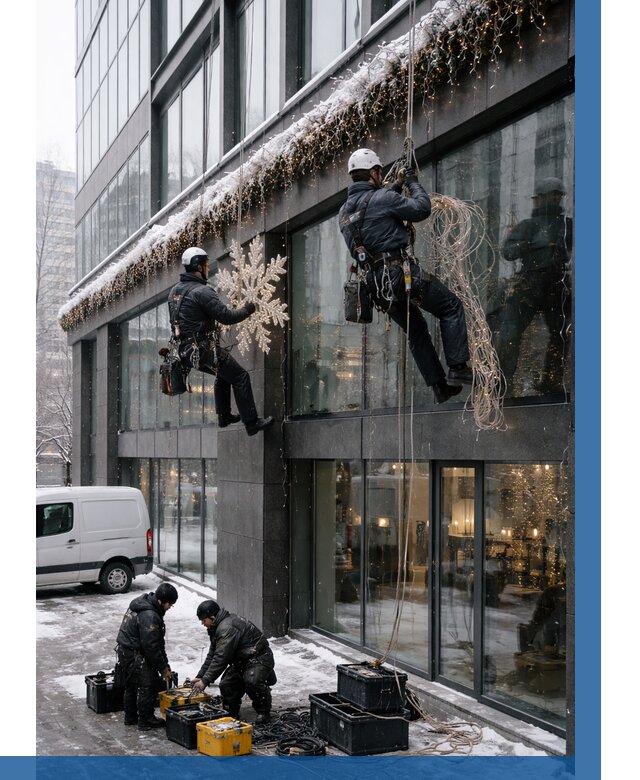 Демонтаж новогоднего оформления в Сердобске от 5561 р. | ВЫСОТНИК-Срд