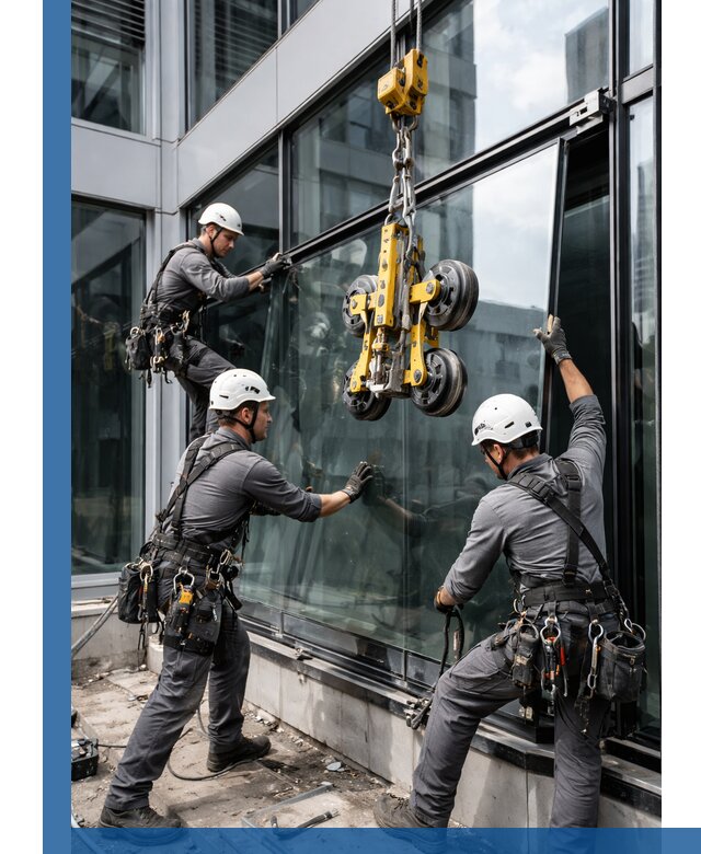 Структурное остекление фасадов в Сердобске монтаж и обслуживание