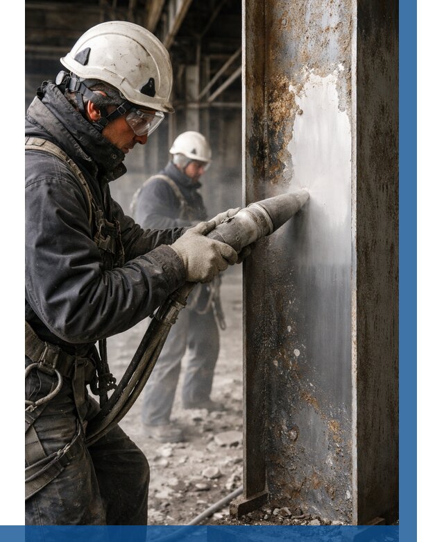 Удаление старой краски с металла в Сердобске от 455 р. | ВЫСОТНИК-Срд