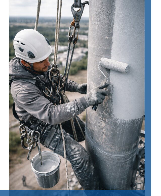 Покраска мачт связи под ключ в Сердобске от 859 р. | ВЫСОТНИК-Срд