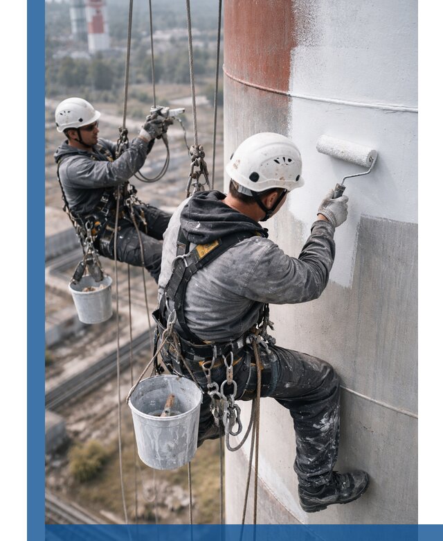 Покраска дымовых труб в Сердобске: антикоррозийная защита и восстановление