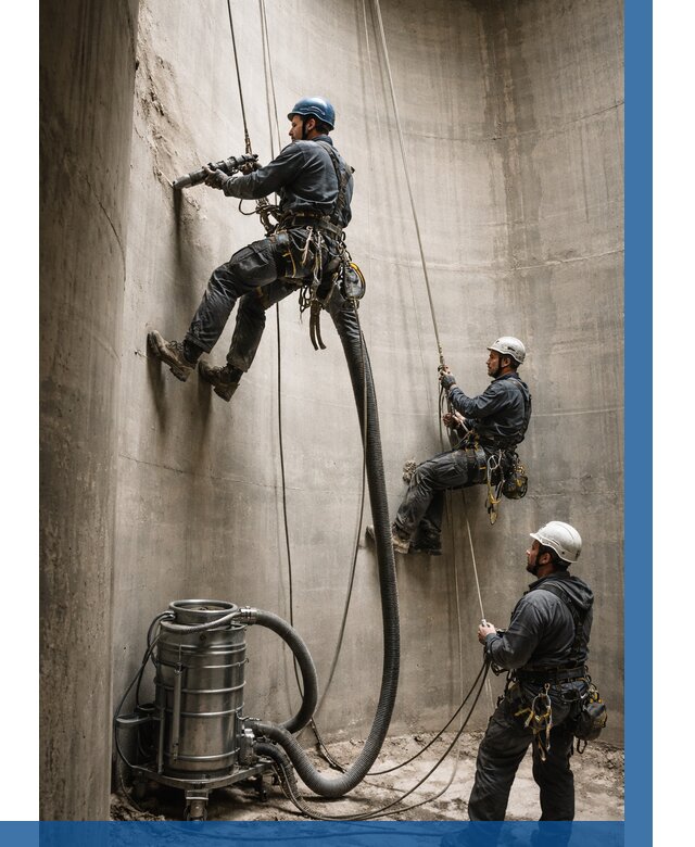 Зачистка силосов в Сердобске от 4550 р. Договор и смета ВЫСОТНИК-Срд