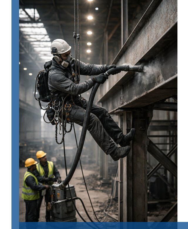 Обеспыливание конструкций в цехах промышленного производства в Сердобске