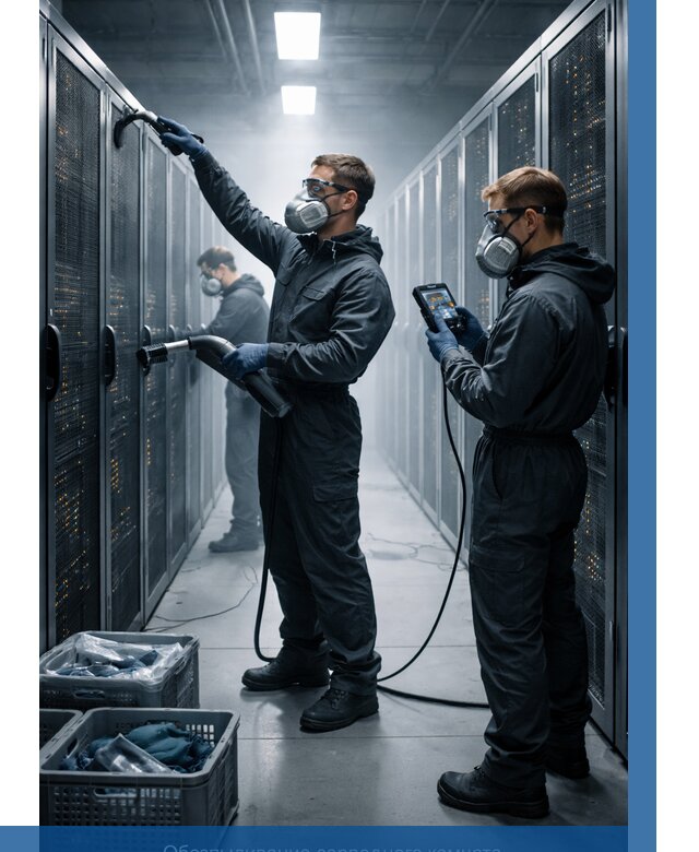 Обеспыливание серверной комнаты в Сердобске от 4550 р. | ВЫСОТНИК-Срд