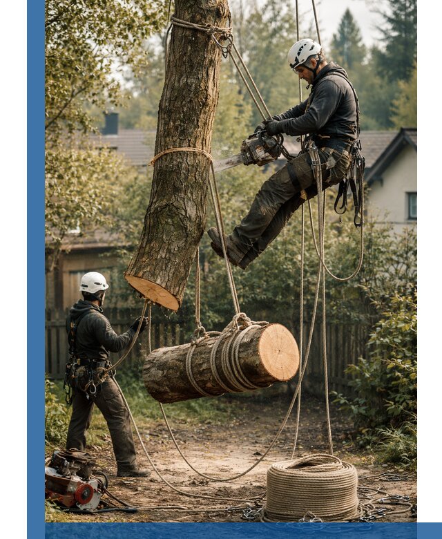 Валка деревьев частями в Сердобске, безопасно и аккуратно