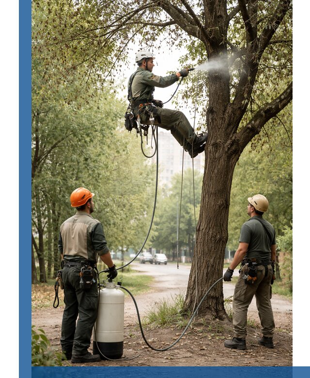 Обработка деревьев от вредителей в Сердобске профессиональная защита