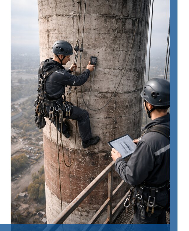 Обследование дымовой трубы в Сердобске от 8089 р. | ВЫСОТНИК-Срд