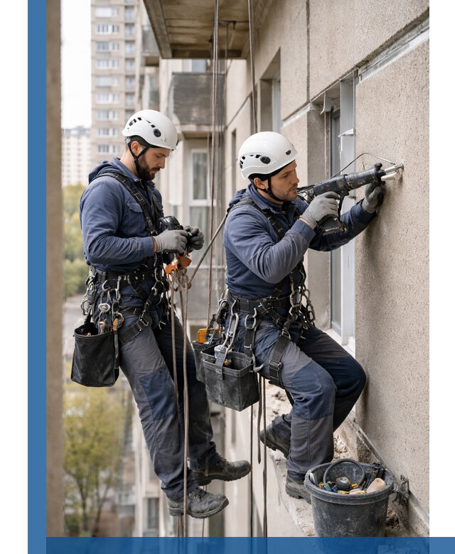 Промышленные альпинисты высотные работы и монтаж в Сердобске